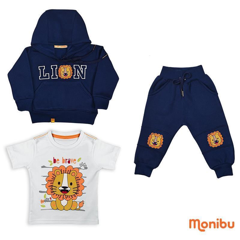CONJ. NINO 3 piezas (casaca, polo y pantalón)