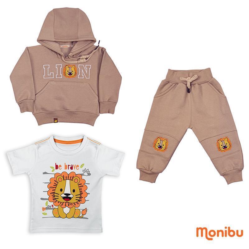 CONJ. NINO 3 piezas (casaca, polo y pantalón)