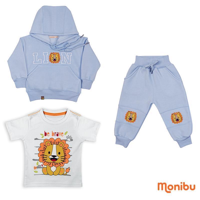 CONJ. NINO 3 piezas (casaca, polo y pantalón)