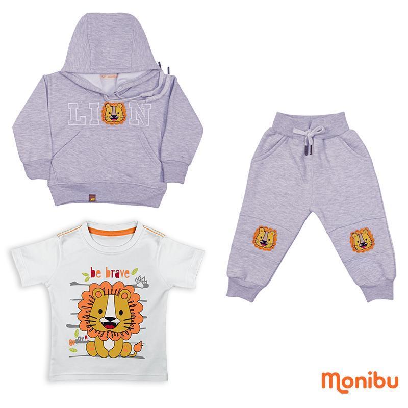 CONJ. NINO 3 piezas (casaca, polo y pantalón)